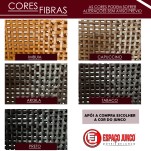 4 cadeiras sala de jantar cozinha fibra sintetica tabaco junco