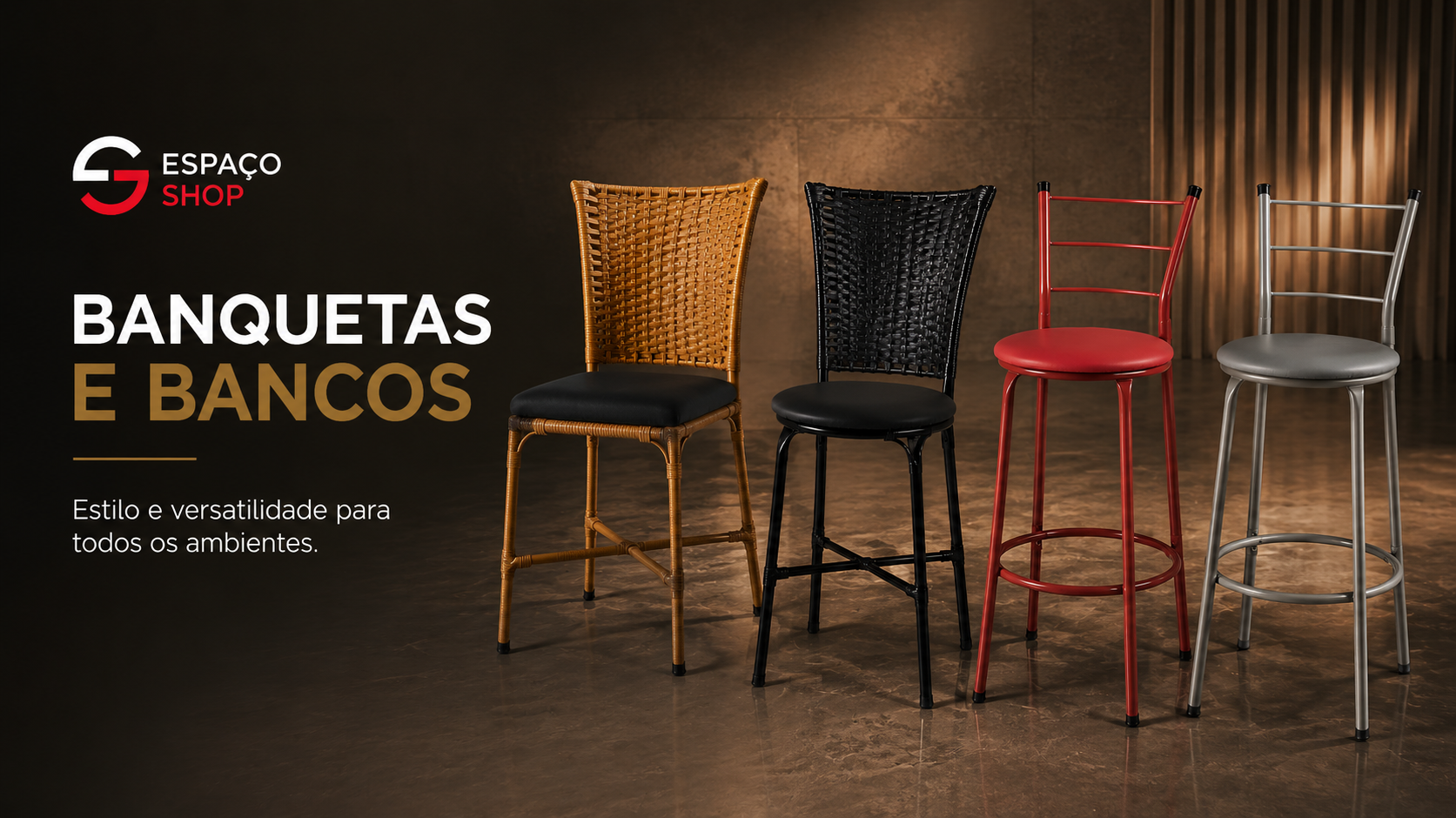 Espaço Shop - Banquetas e bancos
